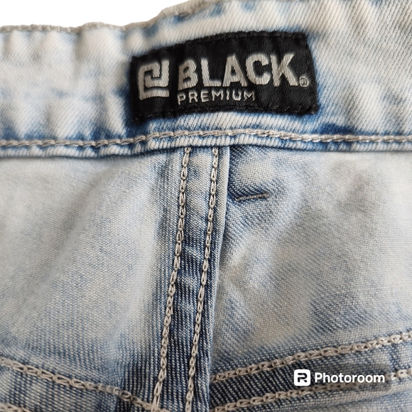 CJ Black Premium Men's Jeans Slim Skinny Flex Distressed  32/30 - Picture 7 of 11